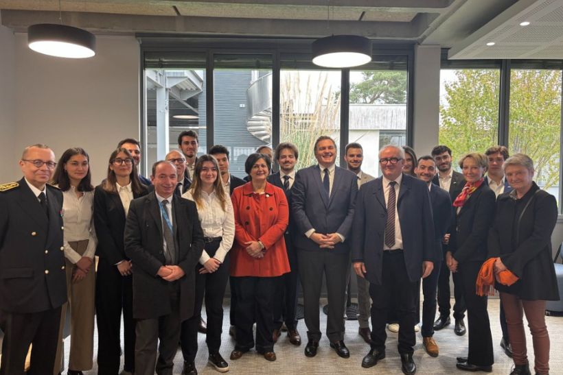 Visite 1er ministre a l'ENAC