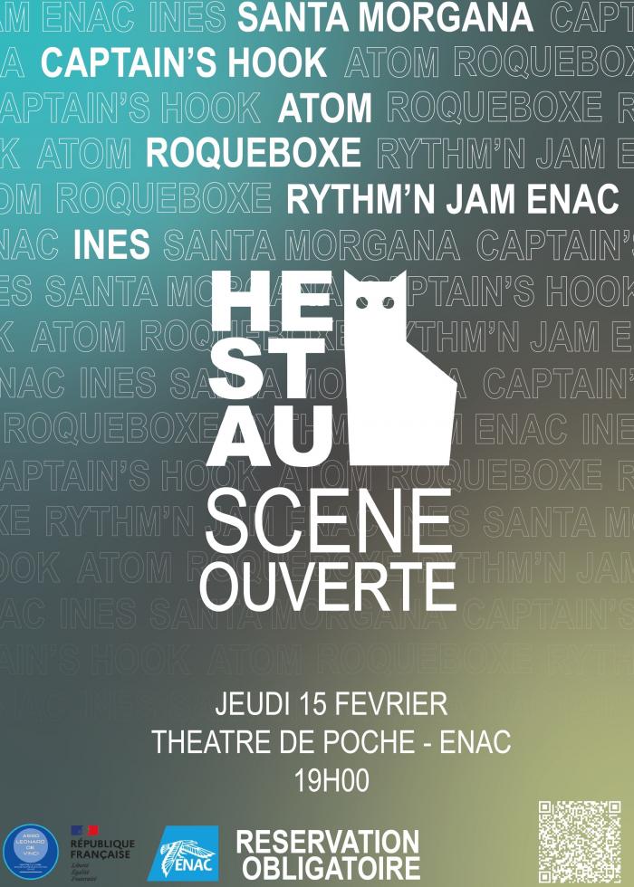 Affiche scène ouverte hestau