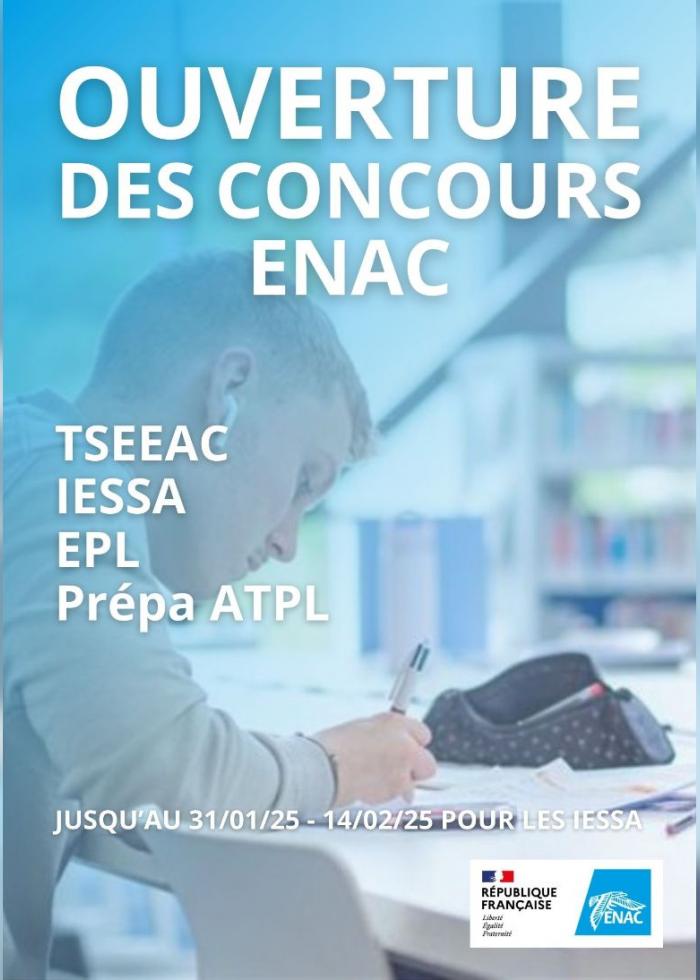 Ouverture concours ENAC